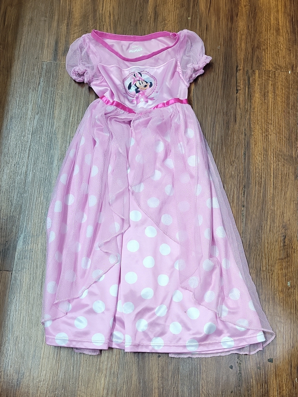 Disney  Pink Nightgown Pajama Dress Minnie Mouse